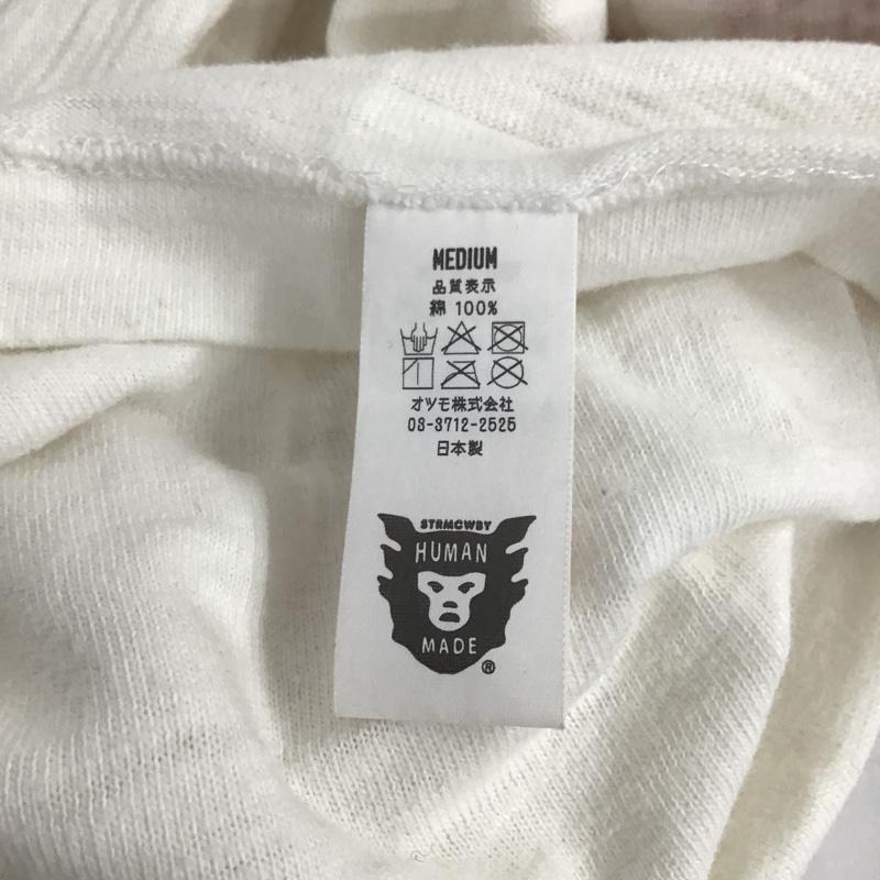 ヒューマンメード HUMAN MADE Tシャツ 半袖 Girls Don't Cry クルーネック バックプリント M ロゴ、文字 アイボリー / アイボリー / メンズ USED 古着 中古 10103792