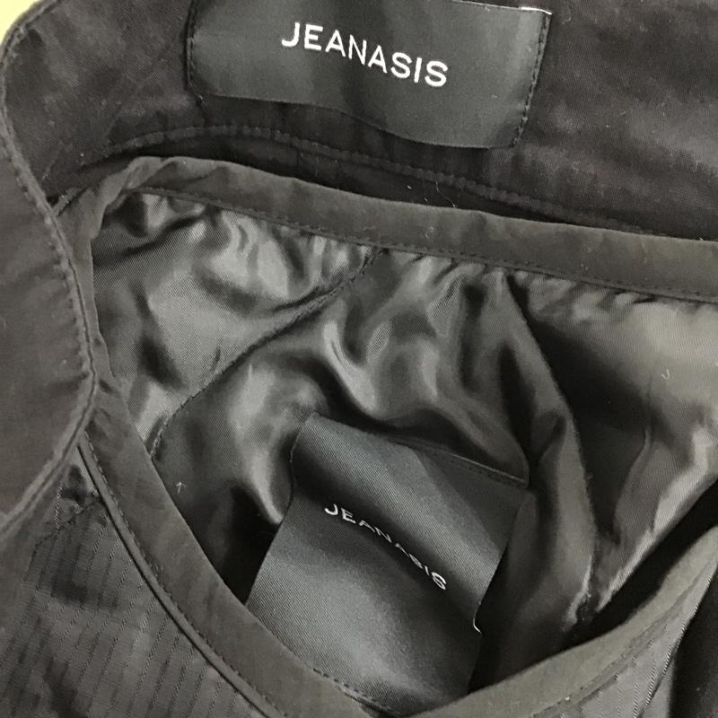 ジーナシス JEANASIS ジャケット、上着 ジャンパー、ブルゾン ジップアップジャケット ジャンパー ジャケット カジュアルジャケット アウター 無地 黒 / ブラック / レディース USED 古着 中古 10103808