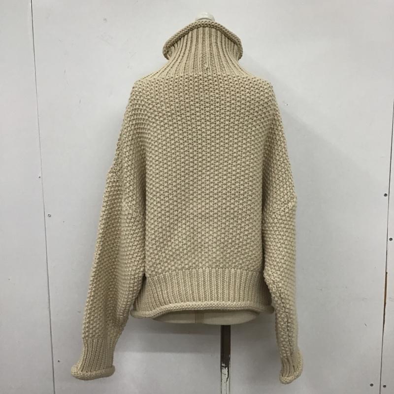 セレクトモカ select MOCA ニット、セーター 長袖 10006857-5 ローゲージハイネックタートルニット 長袖ニットカットソー タートルネックセーター FREE 無地 ベージュ / ベージュ / レディース USED 古着 中古 10103824