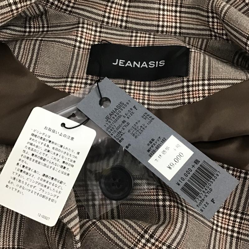 ジーナシス JEANASIS ジャケット、上着 ジャケット、ブレザー JS071020SL テーラードジャケット チェックジャケット カラージャケット ロングジャケット FREE チェック マルチカラー / マルチカラー / レディース USED 古着 中古 10103831