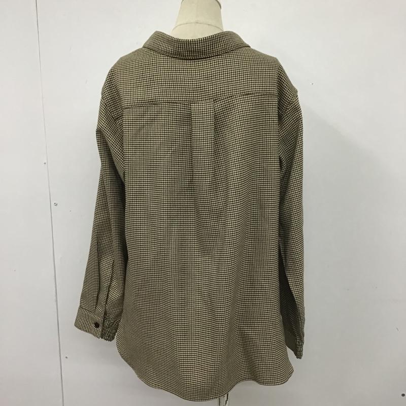 アズールバイマウジー AZUL BY MOUSSY シャツ、ブラウス 長袖 250CAC30-333H 千鳥柄抜け衿ルーズシャツ 長袖シャツ カラーシャツ M 千鳥格子 マルチカラー / マルチカラー / レディース USED 古着 中古 10103834