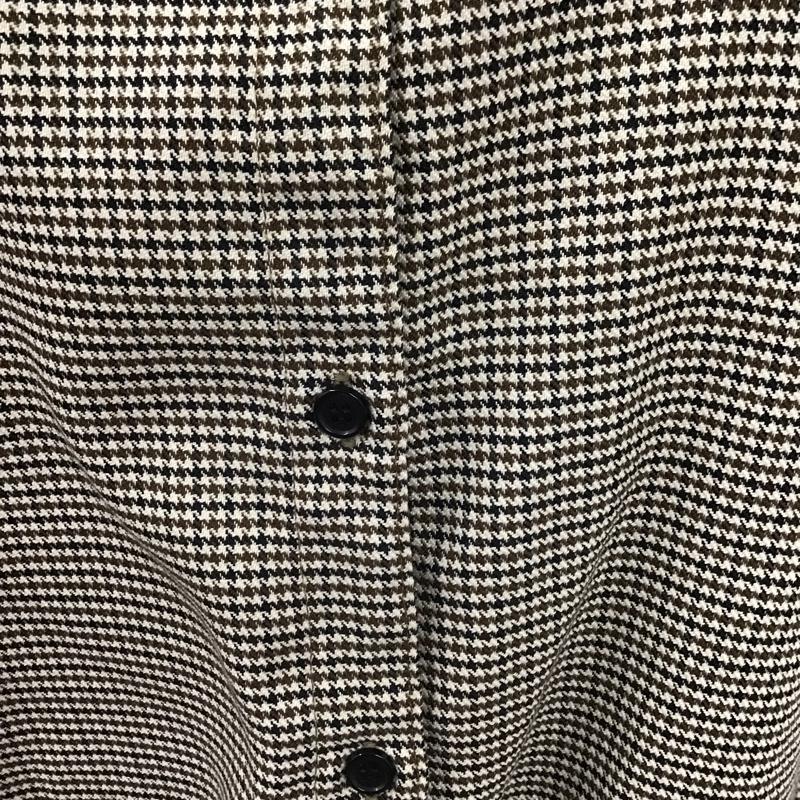 アズールバイマウジー AZUL BY MOUSSY シャツ、ブラウス 長袖 250CAC30-333H 千鳥柄抜け衿ルーズシャツ 長袖シャツ カラーシャツ M 千鳥格子 マルチカラー / マルチカラー / レディース USED 古着 中古 10103834
