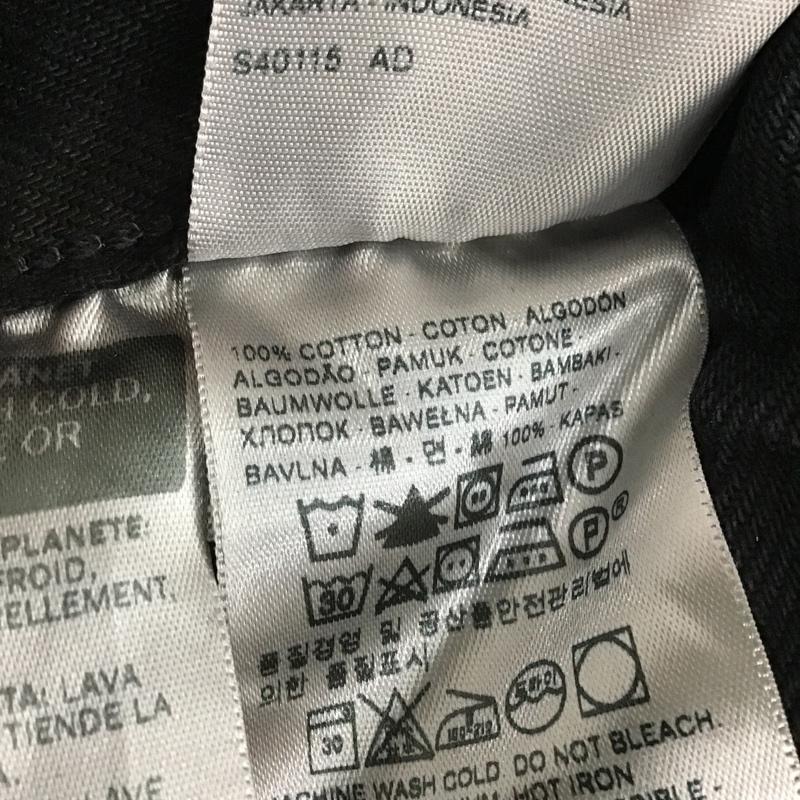 リーバイス Levi's パンツ デニム、ジーンズ 57723-0002 ワイドパンツ カットオフ 24 無地 黒 / ブラック /  レディース USED 古着 中古 10103838