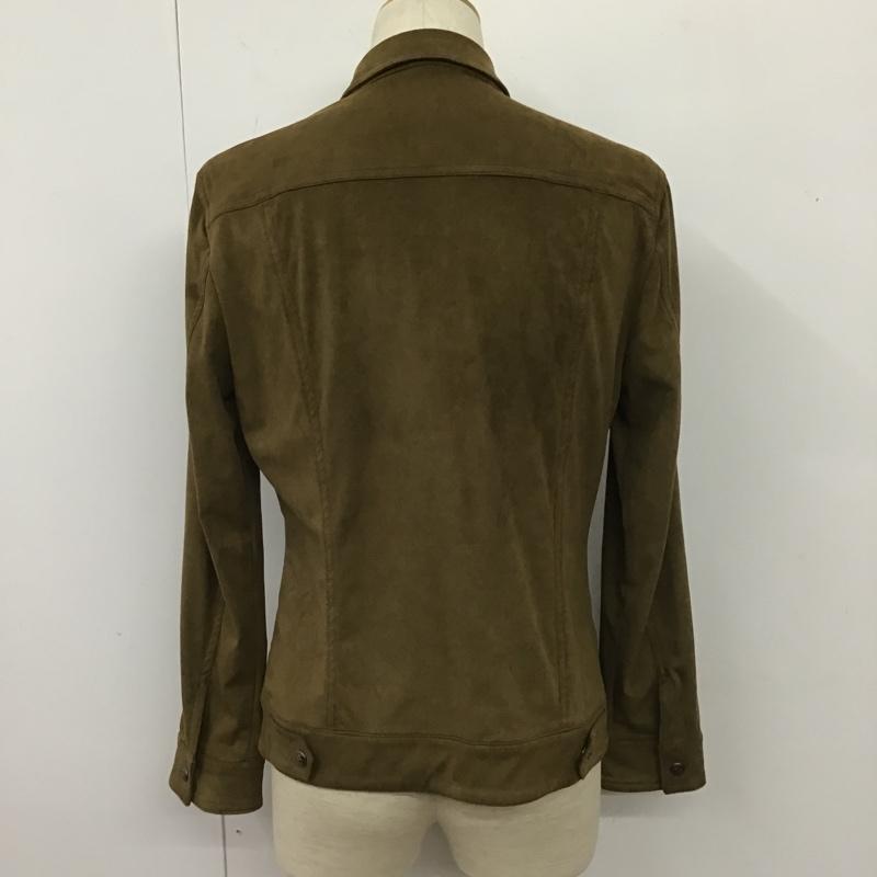 291295オム 291295=homme ジャケット、上着 ジャケット、ブレザー 594-0801 フェイクスウェード 2 無地 茶 / ブラウン / メンズ USED 古着 中古 10103865