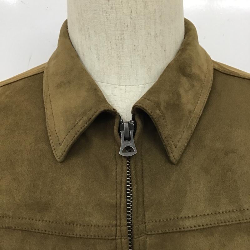 291295オム 291295=homme ジャケット、上着 ジャケット、ブレザー 594-0801 フェイクスウェード 2 無地 茶 / ブラウン / メンズ USED 古着 中古 10103865