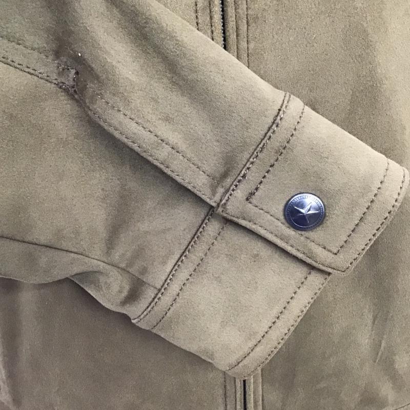 291295オム 291295=homme ジャケット、上着 ジャケット、ブレザー 594-0801 フェイクスウェード 2 無地 茶 / ブラウン / メンズ USED 古着 中古 10103865