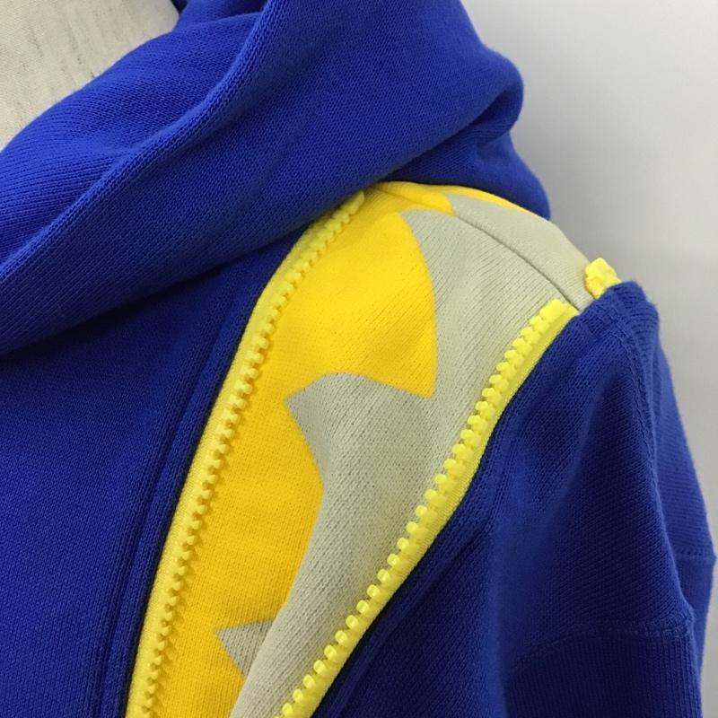 アベイシングエイプ A BATHING APE パーカー 長袖 長袖パーカー ジップアップパーカー プリントスウェット トレーナー M プリント 青 / ブルー / メンズ USED 古着 中古 10103873