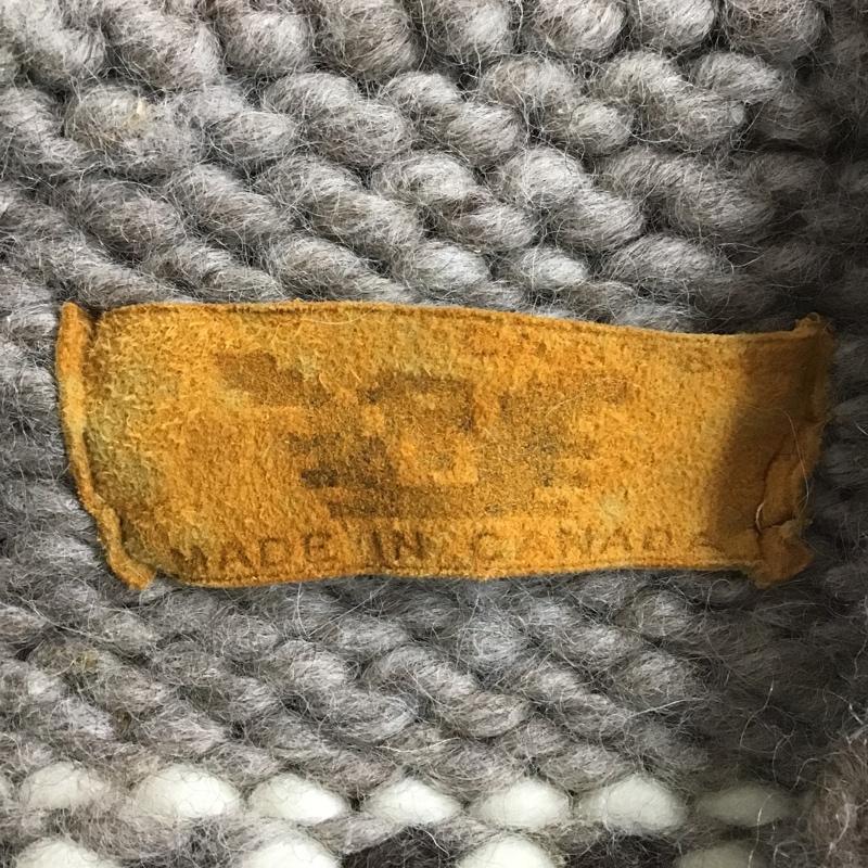 古着 USED ニット、セーター 長袖 ジップアップニットジャケット カラーニットジャケット アウター 古着 プリント ベージュ / ベージュ / X 茶 / ブラウン / メンズ USED 古着 中古 10103875