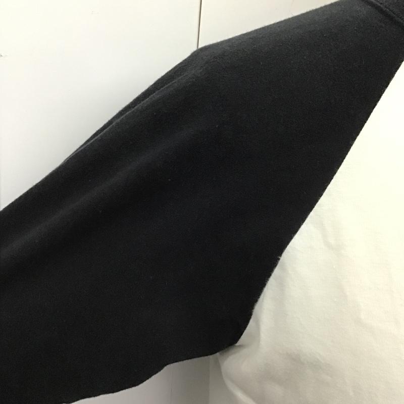 ダブルタップス W)TAPS Tシャツ 七分袖 七分袖カットソー プリントTシャツ クルーネックカットソー ラグラン S ロゴ、文字 白 / ホワイト / X 紺 / ネイビー / メンズ USED 古着 中古 10103877