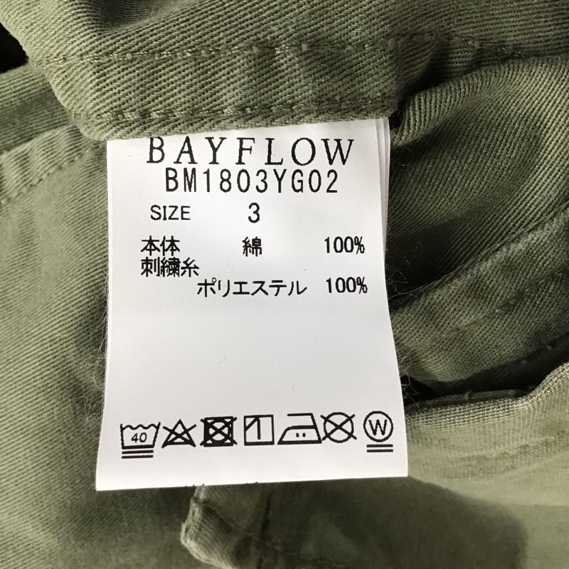 ベイフロー BAYFLOW ジャケット、上着 ジャケット、ブレザー ミリタリージャケット カジュアルシャツ カラーシャツ ジャケット 3 刺繍 カーキ / カーキ / レディース USED 古着 中古 10103878