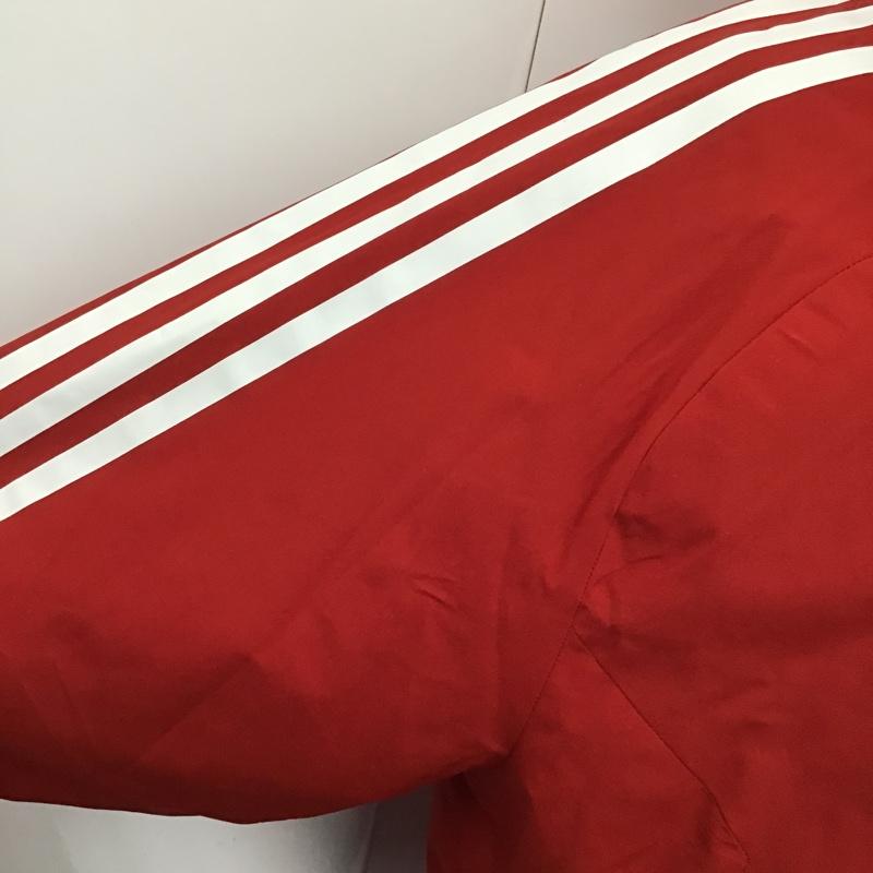 アディダス adidas ジャケット、上着 ジャンパー、ブルゾン HD2292 オールウェザー ジャケット ジップアップジャケット スポーツウェア ロゴ、文字 赤 / レッド / メンズ USED 古着 中古 10103889