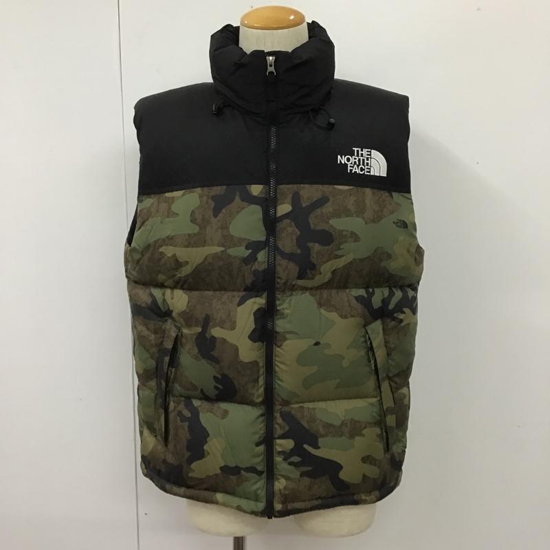 ザノースフェイス THE NORTH FACE ベスト ベスト ND92233 ノベルティーヌプシベスト ダウンベスト ジップアップジャケット L ロゴ、文字 マルチカラー / マルチカラー / メンズ USED 古着 中古 10103903