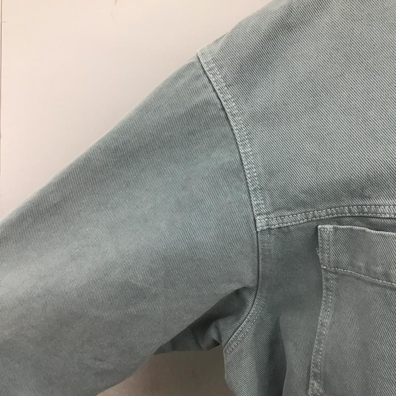 ザラ ZARA ジャケット、上着 ジャケット、ブレザー デニムジャケット Gジャン アウター カラージャケット S 無地 水色 / ライトブルー / レディース USED 古着 中古 10103909