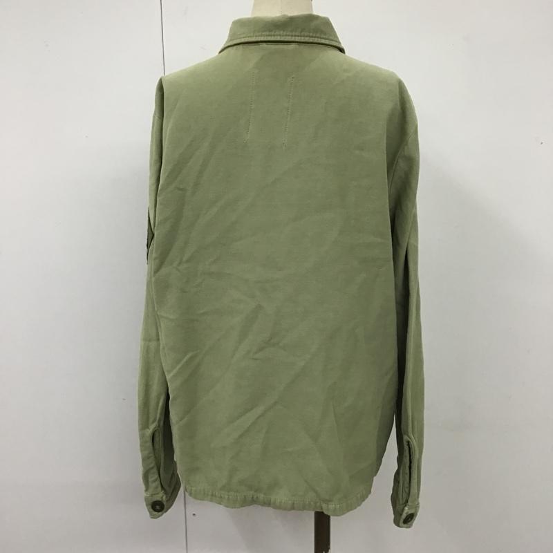 ザラ ZARA ジャケット、上着 ジャケット、ブレザー ミリタリージャケット シャツジャケット カジュアルジャケット カラージャケット M ロゴ、文字 カーキ / カーキ / レディース USED 古着 中古 10103922