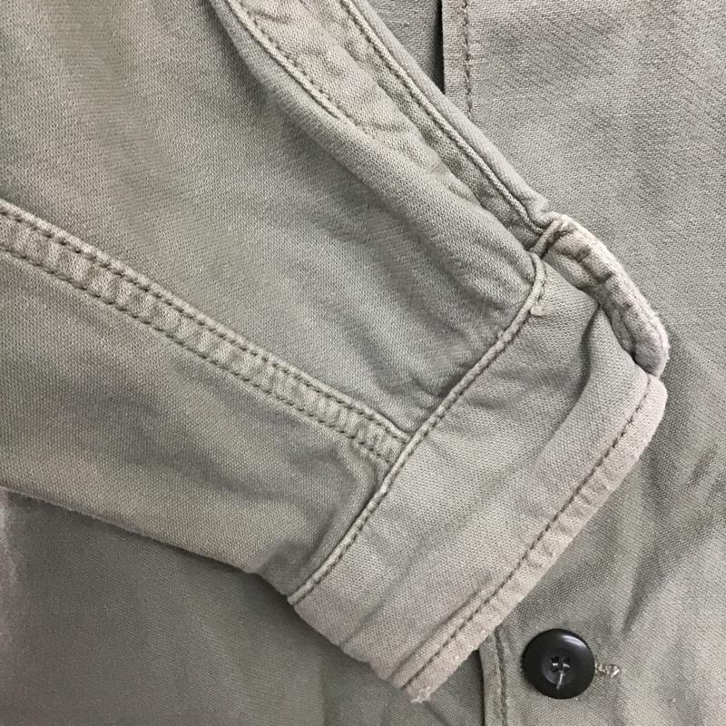 ザラ ZARA ジャケット、上着 ジャケット、ブレザー ミリタリージャケット シャツジャケット カジュアルジャケット カラージャケット M ロゴ、文字 カーキ / カーキ / レディース USED 古着 中古 10103922