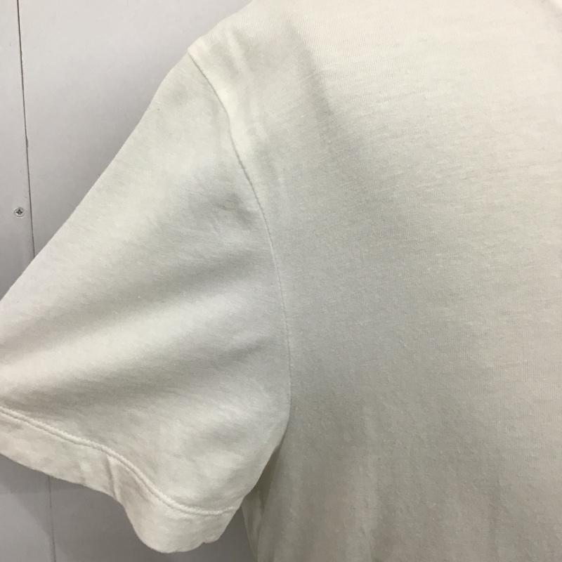 トミーヒルフィガー TOMMY HILFIGER Tシャツ 半袖 半袖カットソー プリントTシャツ クルーネックカットソー XL ロゴ、文字 白 / ホワイト / メンズ USED 古着 中古 10103952