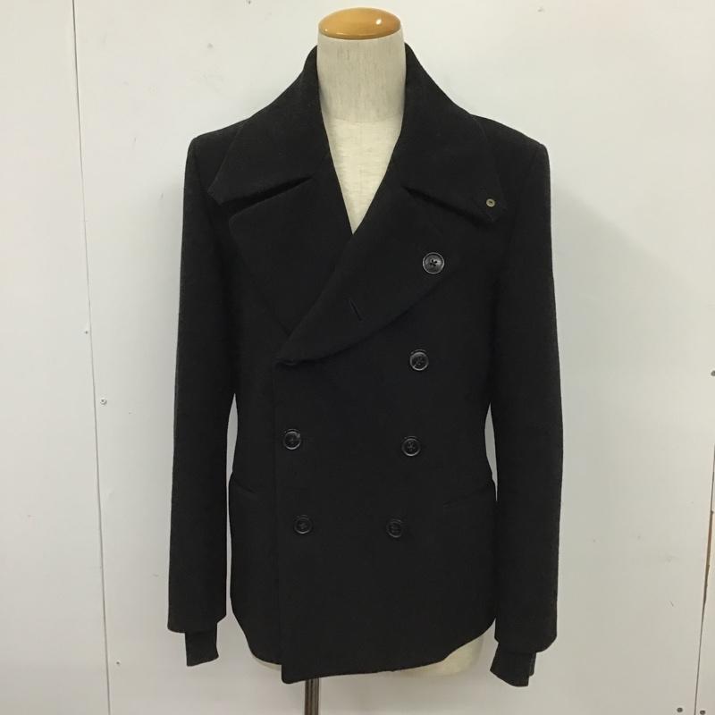 ポールスミス Paul Smith コート コート一般 PM-BM-43775 ピーコート ショートコート アウター L 無地 黒 / ブラック / メンズ USED 古着 中古 10103960