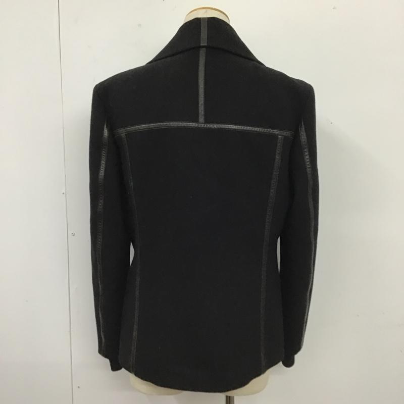ポールスミス Paul Smith コート コート一般 PM-BM-43775 ピーコート ショートコート アウター L 無地 黒 / ブラック / メンズ USED 古着 中古 10103960