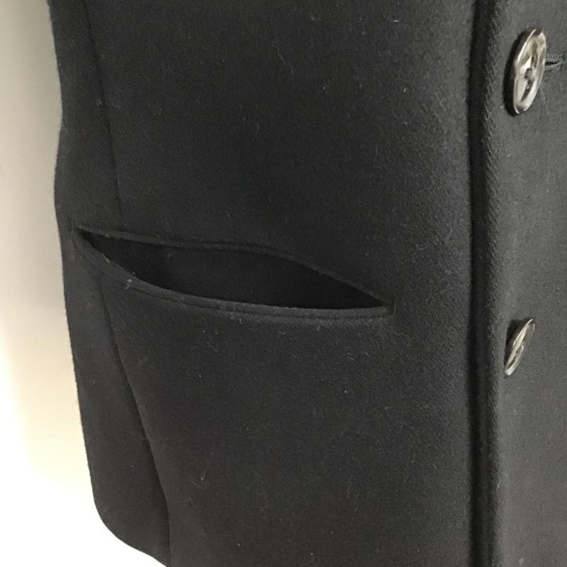 ポールスミス Paul Smith コート コート一般 PM-BM-43775 ピーコート ショートコート アウター L 無地 黒 / ブラック / メンズ USED 古着 中古 10103960