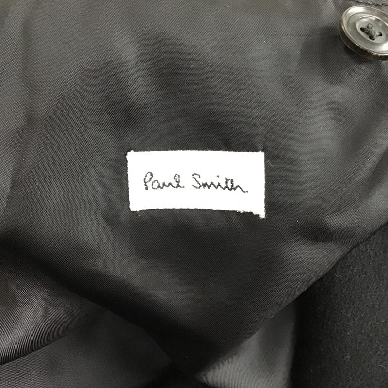 ポールスミス Paul Smith コート コート一般 PM-BM-43775 ピーコート ショートコート アウター L 無地 黒 / ブラック / メンズ USED 古着 中古 10103960