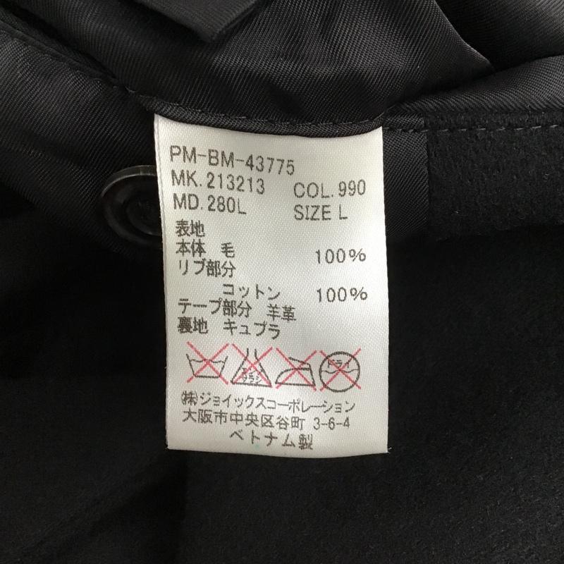 ポールスミス Paul Smith コート コート一般 PM-BM-43775 ピーコート ショートコート アウター L 無地 黒 / ブラック / メンズ USED 古着 中古 10103960