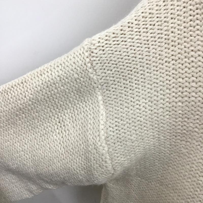 ジーナシス JEANASIS ニット、セーター 長袖 JS063296MC FREE 無地 オフホワイト / オフホワイト / レディース USED 古着 中古 10103965