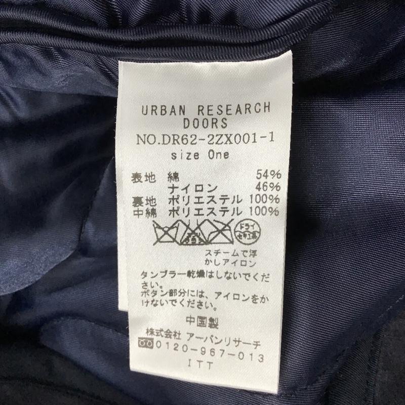 アーバンリサーチドアーズ URBAN RESEARCH DOORS ジャケット、上着 ジャケット、ブレザー DR62-2ZX001-1 ノーカラー キルティングコート 無地 紺 / ネイビー / レディース USED 古着 中古 10103985