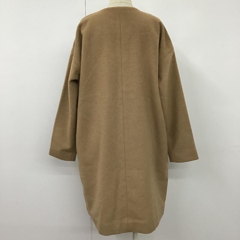 ロッソ ROSSO コート コート一般 RA67-2ZD001A ノーカラー ロングコート FREE 無地 ベージュ / ベージュ / レディース USED 古着 中古 10103987