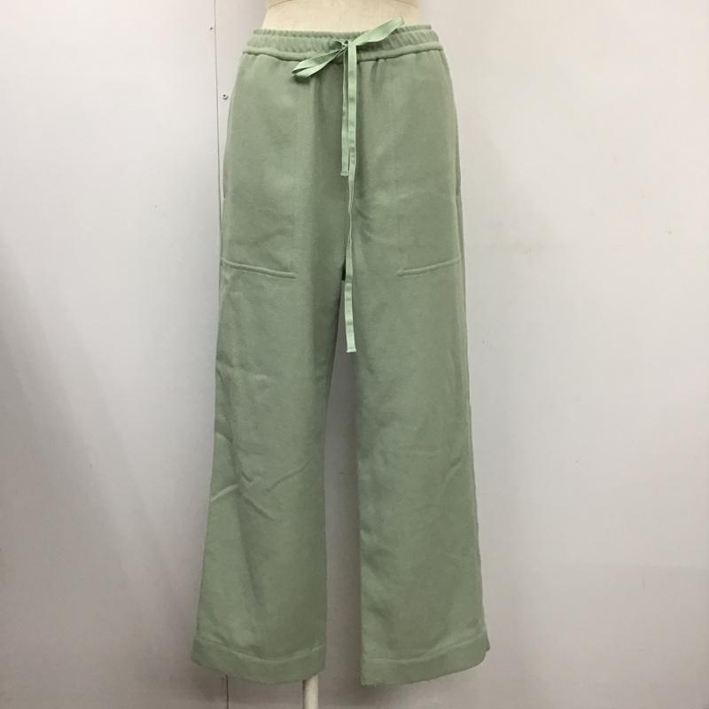 ビューティアンドユースユナイテッドアローズ BEAUTY&YOUTH UNITED ARROWS ボトムス ボトムス 1614-299-5715 ウールライクパッチポケットイージーパンツ S 無地 薄緑 / ライトグリーン /  レディース USED 古着 中古 10104001
