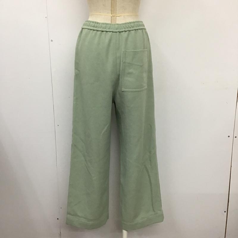 ビューティアンドユースユナイテッドアローズ BEAUTY&YOUTH UNITED ARROWS ボトムス ボトムス 1614-299-5715 ウールライクパッチポケットイージーパンツ S 無地 薄緑 / ライトグリーン /  レディース USED 古着 中古 10104001