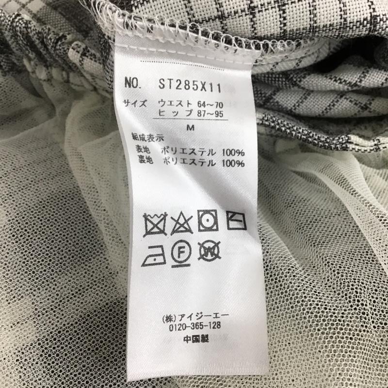 アクシーズファム axes femme スカート ひざ丈スカート チュールスカート M 無地 X チェック マルチカラー / マルチカラー / レディース USED 古着 中古 10104003