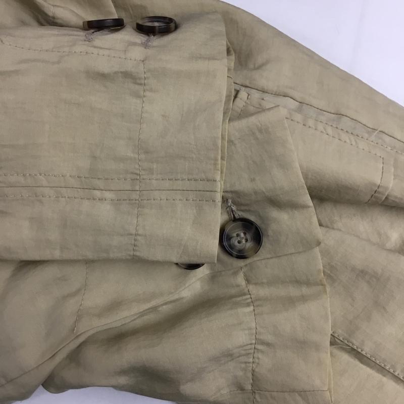 ザラ ZARA ジャケット、上着 ジャケット、ブレザー 4661 903 721 薄手 トレンチ M 無地 ベージュ / ベージュ / レディース USED 古着 中古 10104023
