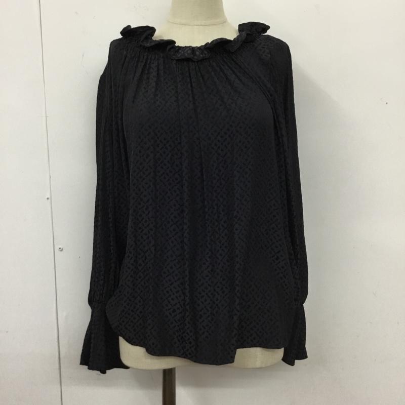 ジルスチュアート JILLSTUART カットソー 長袖 092-7210024 S 刺繍 紺 / ネイビー /  レディース USED 古着 中古 10104030