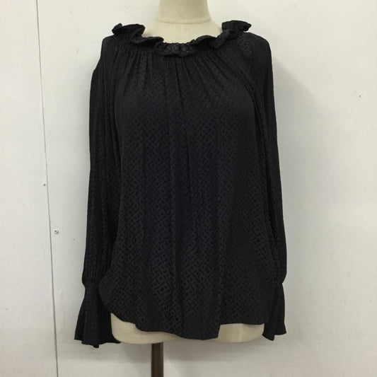 ジルスチュアート JILLSTUART カットソー 長袖 092-7210024 S 刺繍 紺 / ネイビー /  レディース USED 古着 中古 10104030