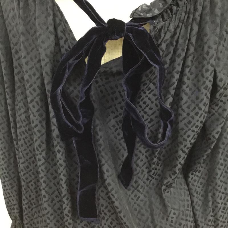 ジルスチュアート JILLSTUART カットソー 長袖 092-7210024 S 刺繍 紺 / ネイビー /  レディース USED 古着 中古 10104030