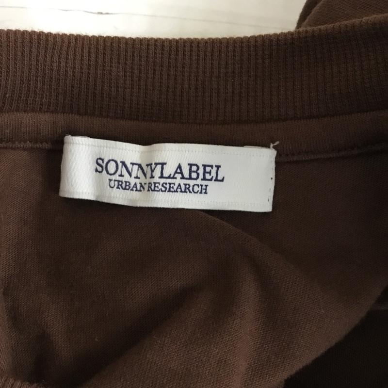 サニーレーベル Sonny Label Tシャツ 半袖 LA05-21T021 フロッキーロゴルーズTシャツ FREE ロゴ、文字 茶 / ブラウン / レディース USED 古着 中古 10104031