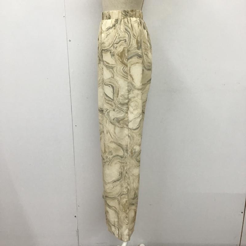バブ Bab ボトムス ボトムス 603506 マーブルプリントリラックスパンツ イージーパンツ 38 総柄 マルチカラー / マルチカラー /  レディース USED 古着 中古 10104062