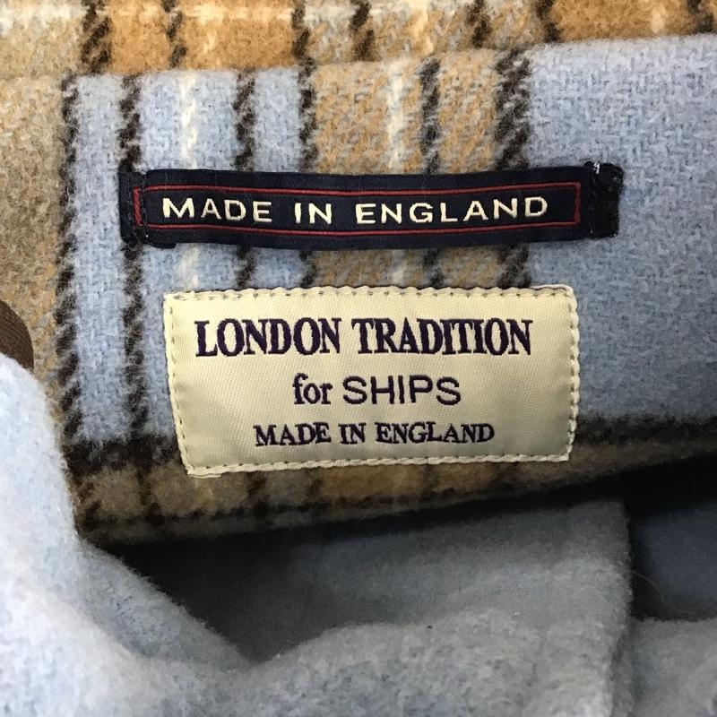 シップス SHIPS コート コート一般 314-14-0077 LONDON Tradition ロングダッフルコート S 無地 水色 / ライトブルー / レディース USED 古着 中古 10104075