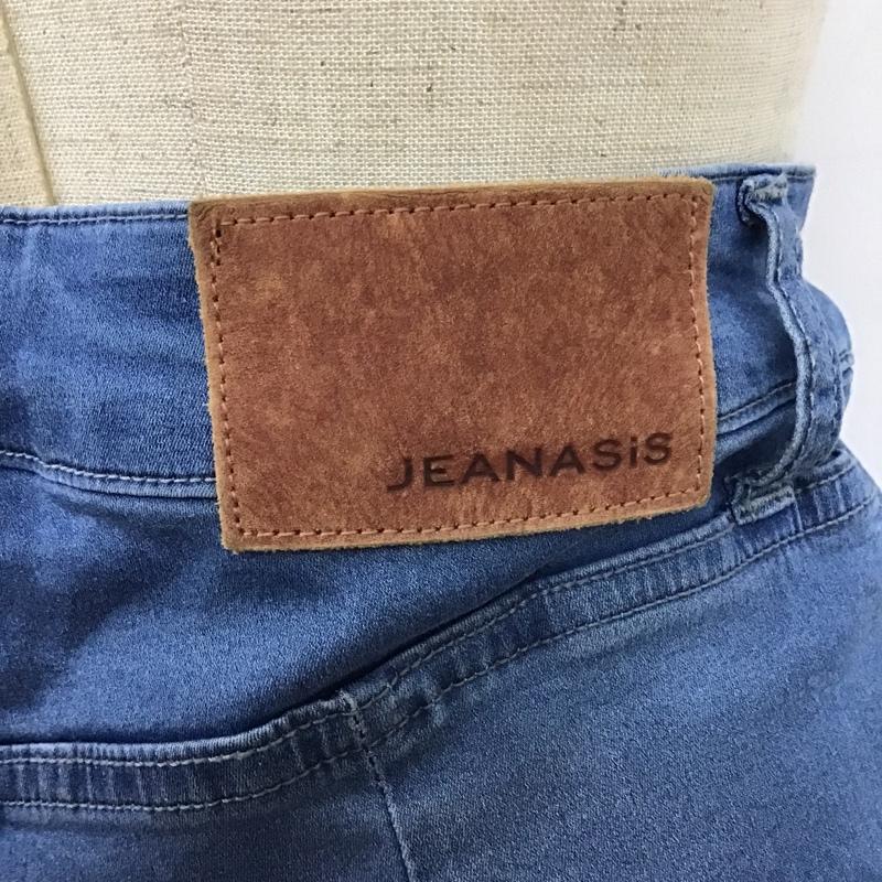 ジーナシス JEANASIS パンツ デニム、ジーンズ JS050649AA フレアパンツ S 無地 水色 / ライトブルー /  レディース USED 古着 中古 10104080