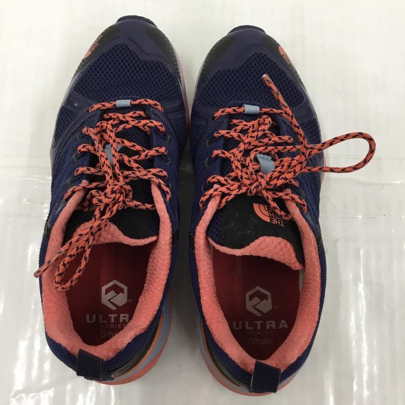 ザノースフェイス THE NORTH FACE スニーカー スニーカー NF00CCG9 GORE-TEX トレッキングブーツ 23.5cm 23.5cm ロゴ、文字 紺 / ネイビー / X 桃 / ピンク / X 黒 / ブラック / X 水色 / ライトブルー / レディース USED 古着 中古 10104084