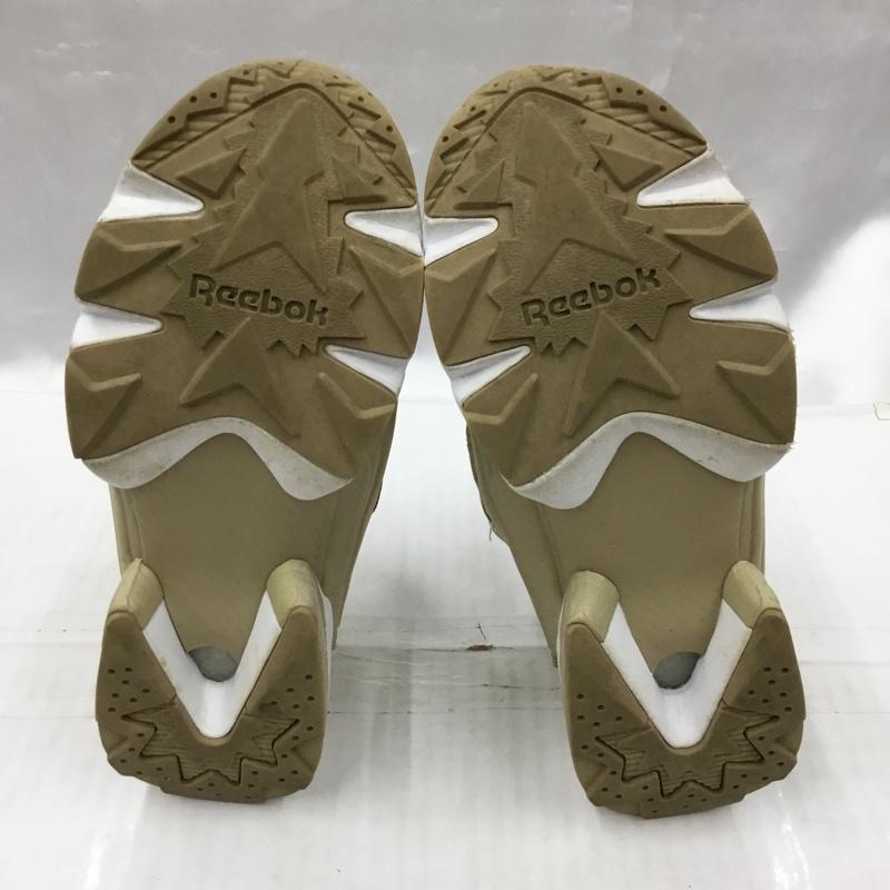 リーボック Reebok スニーカー スニーカー FZ4428 INSTAPUMP FURY 23.5cm インスタポンプフューリー 23.5cm ロゴ、文字 ベージュ / ベージュ / X 白 / ホワイト / レディース USED 古着 中古 10104087