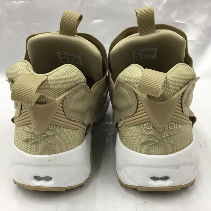 リーボック Reebok スニーカー スニーカー FZ4428 INSTAPUMP FURY 23.5cm インスタポンプフューリー 23.5cm ロゴ、文字 ベージュ / ベージュ / X 白 / ホワイト / レディース USED 古着 中古 10104087