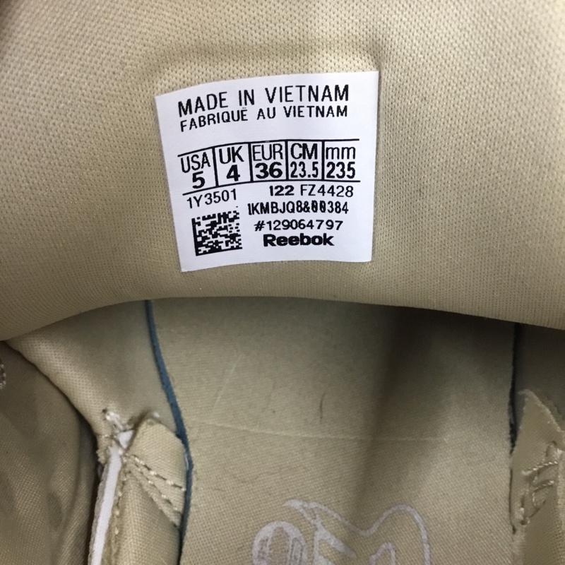 リーボック Reebok スニーカー スニーカー FZ4428 INSTAPUMP FURY 23.5cm インスタポンプフューリー 23.5cm ロゴ、文字 ベージュ / ベージュ / X 白 / ホワイト / レディース USED 古着 中古 10104087