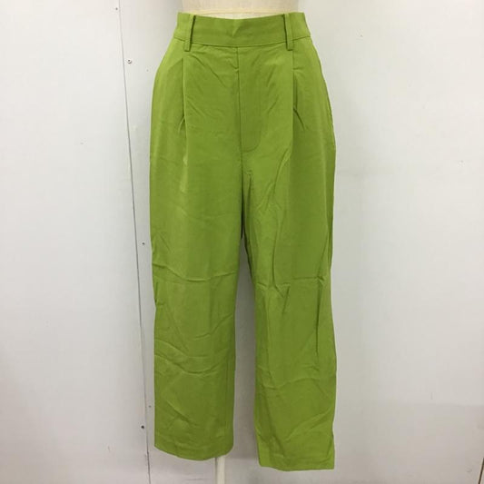 ニコアンド niko and... パンツ スラックス M 無地 薄緑 / ライトグリーン /  レディース USED 古着 中古 10104090