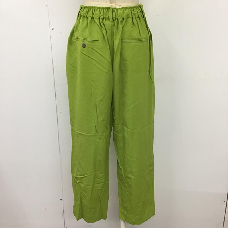 ニコアンド niko and... パンツ スラックス M 無地 薄緑 / ライトグリーン /  レディース USED 古着 中古 10104090