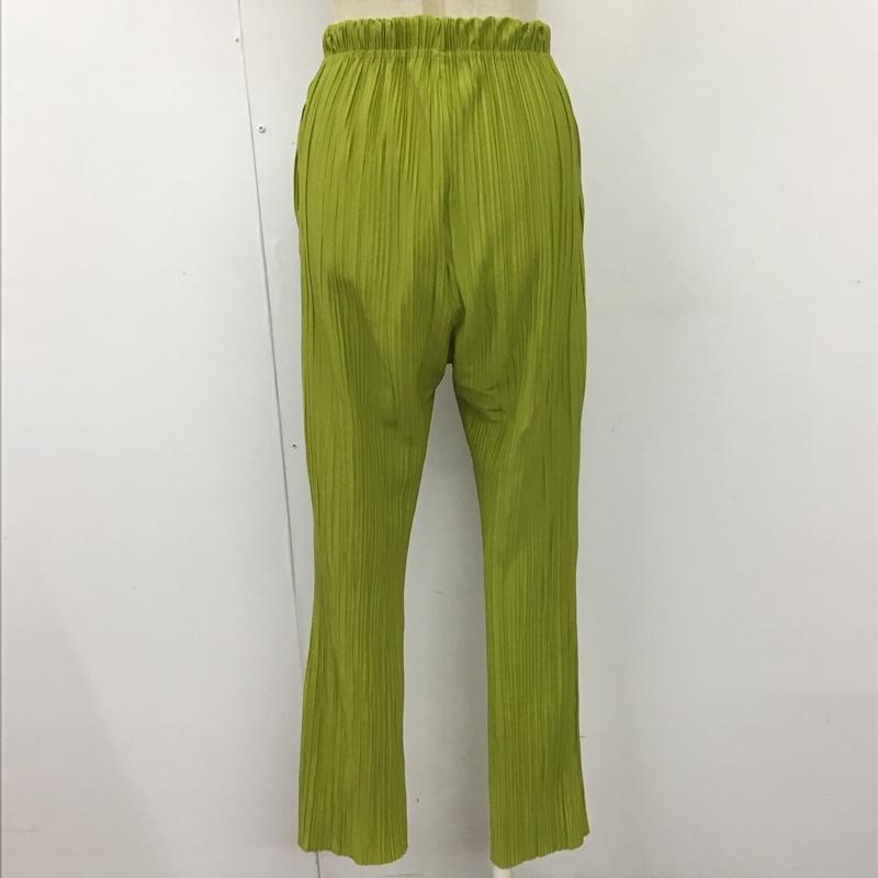 フリークスストア FREAK'S STORE ボトムス ボトムス カジュアルパンツ しわ加工パンツ スリムパンツ ストレッチパンツ FREE 無地 緑 / グリーン /  レディース USED 古着 中古 10104093
