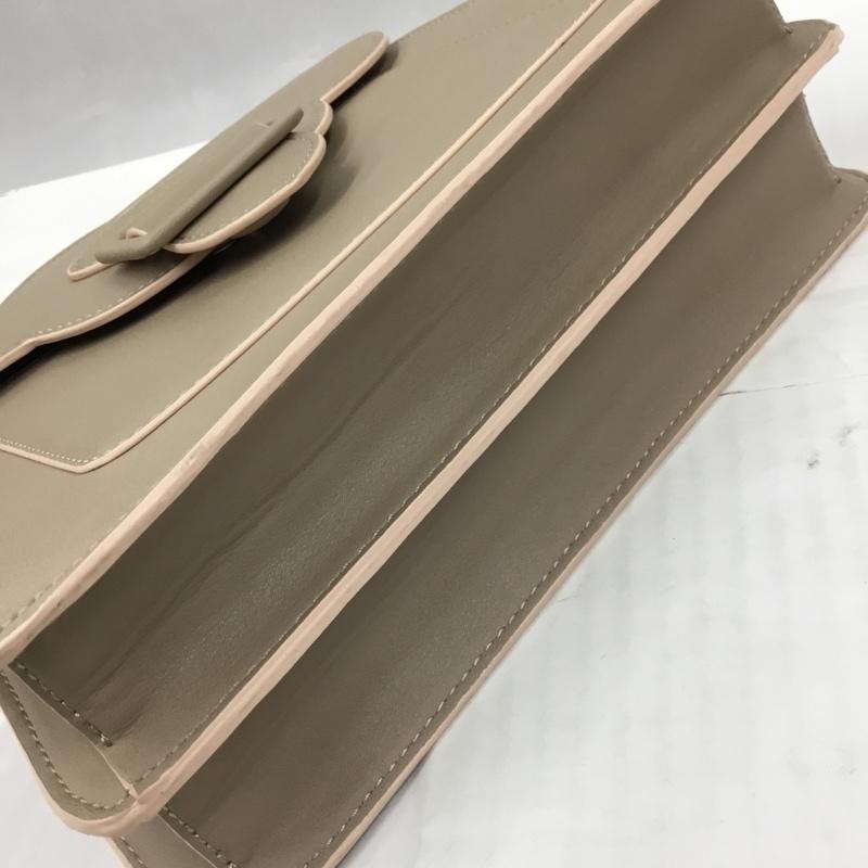 サマンサベガ Samantha Vega ハンドバッグ ハンドバッグ 2WAY ショルダー ロゴ、文字 グレージュ / グレージュ / レディース USED 古着 中古 10104098