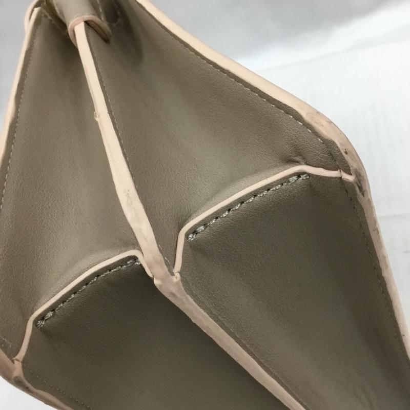 サマンサベガ Samantha Vega ハンドバッグ ハンドバッグ 2WAY ショルダー ロゴ、文字 グレージュ / グレージュ / レディース USED 古着 中古 10104098