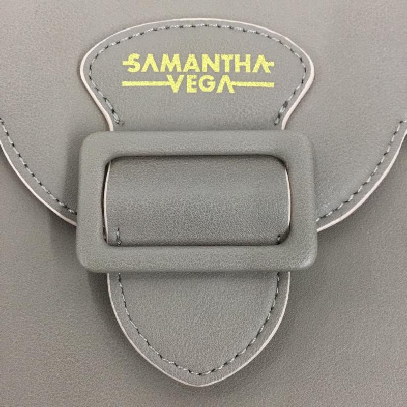 サマンサベガ Samantha Vega ハンドバッグ ハンドバッグ 2WAY ショルダー ロゴ、文字 グレージュ / グレージュ / レディース USED 古着 中古 10104098