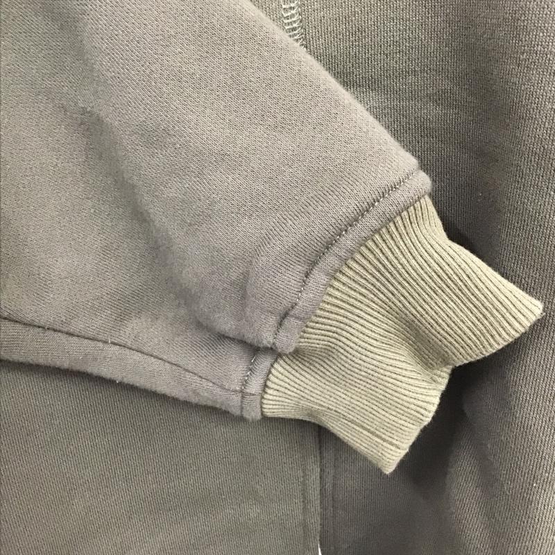 エモダ EMODA トレーナー 長袖 042062772201-01 ロングスリットトップ 長袖トレーナー クルーネックカットソー スウェット FREE 無地 カーキ / カーキ / レディース USED 古着 中古 10104103